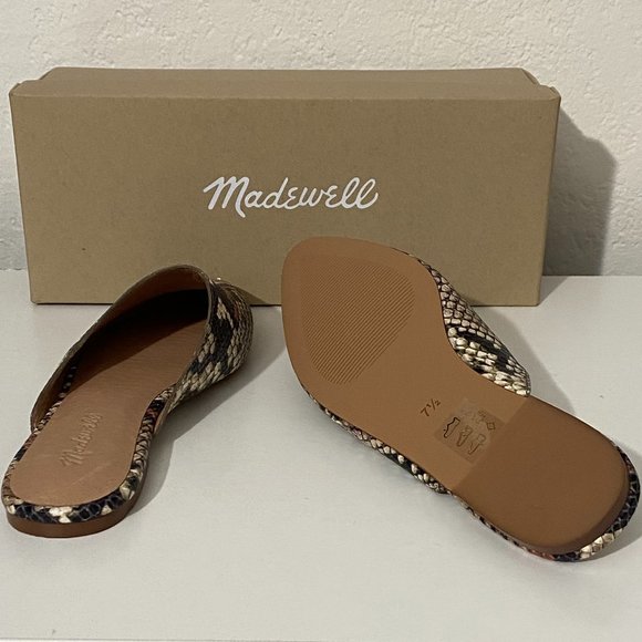 Madewell Remi Mule, in Spiced Cider Multi Snake Print. NWT - Picture 9 of 12
